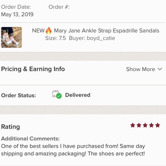 SZ 10 Open Toe Ankle Strap Espadrille Wedge Sandal - Picture 6 of 6